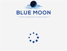Tablet Screenshot of blue-moon-productions.com